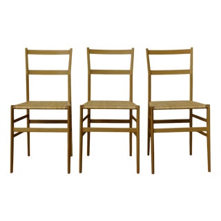Superleggera Chairs by Gio Ponti for Cassina, Italy, 1960s, Set of 4 For Sale