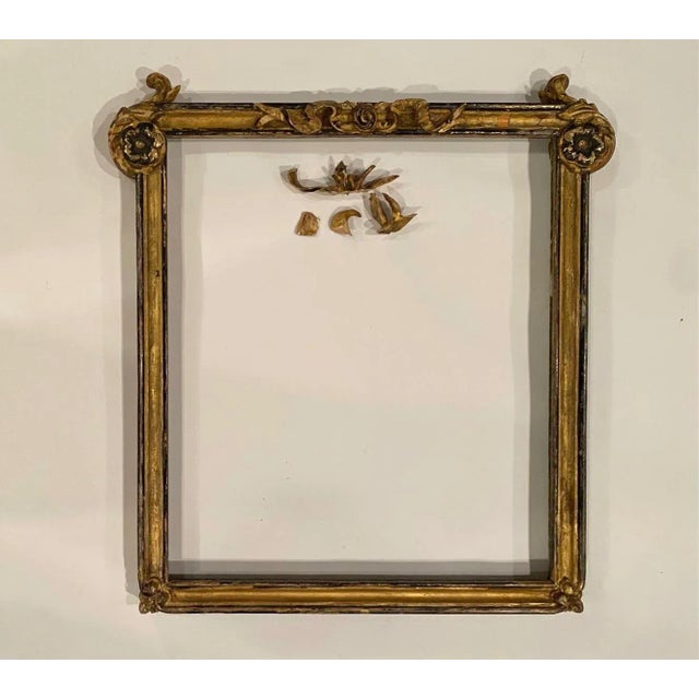 Pair Antique 18th Century Neo-Gothic Frames Gilded Gold Germany For Sale - Image 4 of 12
