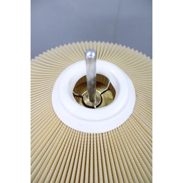 Mid-Century East German Floor Lamp with Pleated Shade, 1970s For Sale - Image 11 of 15