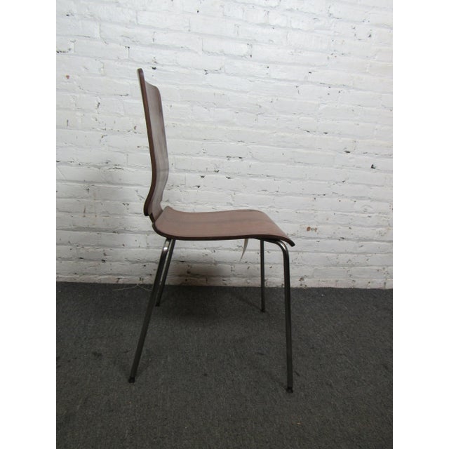 Three Mid-Century Modern Bent Plywood Chairs For Sale In New York - Image 6 of 8