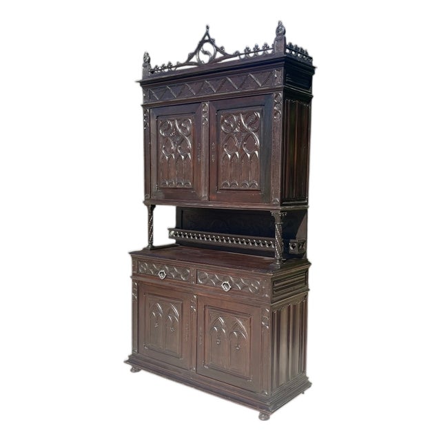 Gothic Dining Cabinet, 1900s For Sale