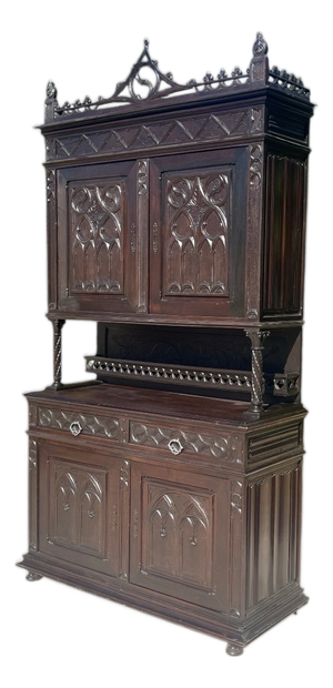 Gothic Dining Cabinet, 1900s