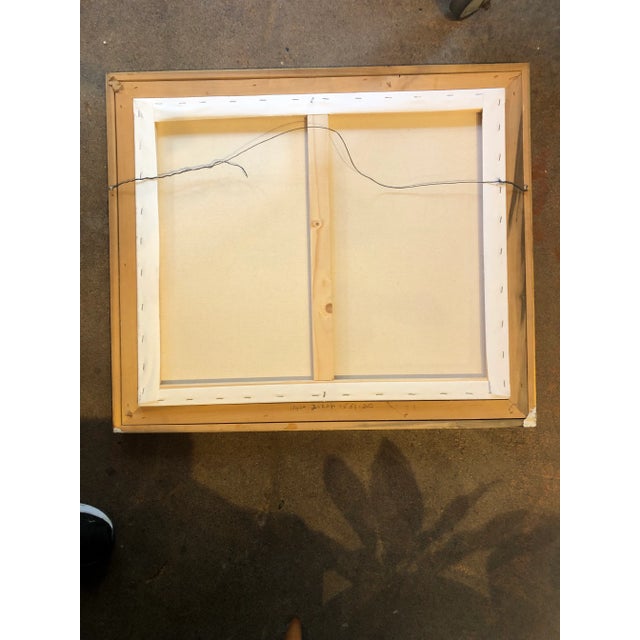 2020s Original Contemporary Stewart Ross Modernist Abstract Painting “ Gossip” Series Frame For Sale - Image 5 of 6