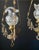 Beautiful antique chandeliers. italy, 20th century. the chandeliers are made of brass and bronze. A very beautiful piece...