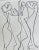 Figurative Postmodern Figurative Drawing by Erik Sulander in Ink on Paper, Signed, Framed For Sale - Image 3 of 4