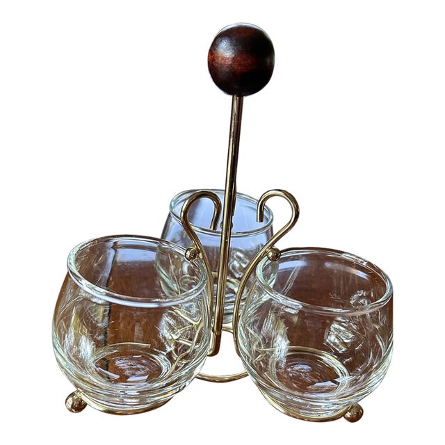 Vintage 1960's Condiment Server For Sale