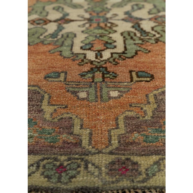 Turkish Turkish Mini Rug Oriental Hand Knotted Vintage Rug 1'8" x 2'4" #21230 For Sale - Image 3 of 8
