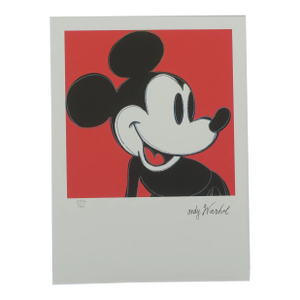 1986 Carnegie Museum of Art Andy Warhol Mickey Mouse2974/5000 Lithograph