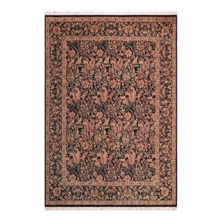 Pak-Persian Black/Red Wool Rug - 8'1'' X 10'1'' For Sale