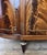 Vintage French Empire Carved Burr Inlay Sideboard with Marble Top For Sale - Image 10 of 18