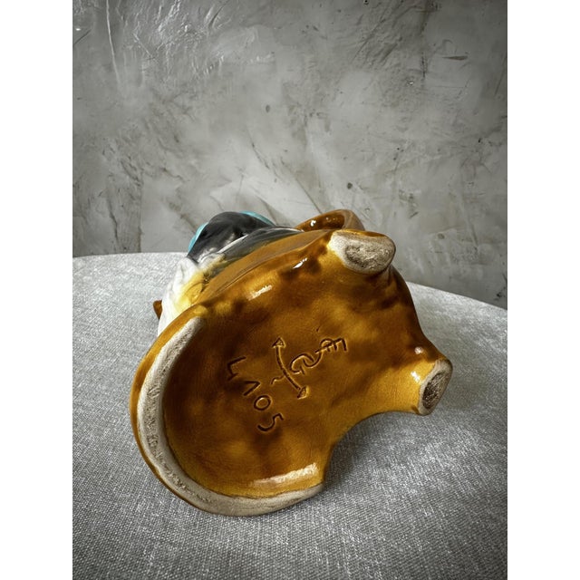 1920s Slipware Pig Pitcher, 1920s For Sale - Image 5 of 14