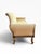 1980s Vintage Carved Wood Settee With Gold Leaf Accents and Textured Upholstery For Sale - Image 5 of 11