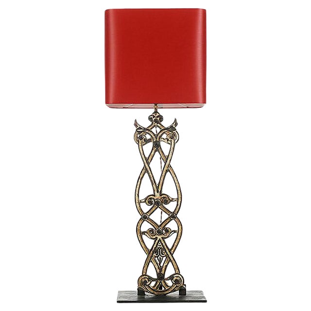 Cast Iron Balustrade Lamp For Sale