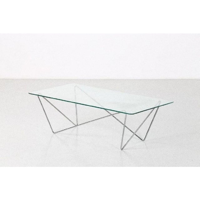 Vintage Glass Table, Italy, 1970s For Sale - Image 3 of 5