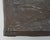 1990s Large Foundrymen Cast Iron Industrial Brutalist Art Plaque by Anna Bisset, 1991 For Sale - Image 5 of 7