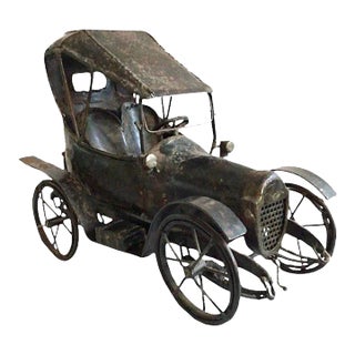 1950s Metal Car Sculpture For Sale