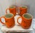 Vintage 1960's Mid Century Modern Cottage Core Butterfly Coffee Mugs & Creamer Sugar Bowl Set - Set of 6 For Sale - Image 4 of 14