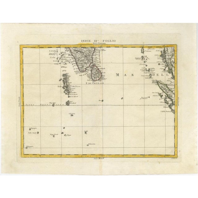 Antique Map Set of East Indies India, 1784, Set of 4 For Sale - Image 4 of 9