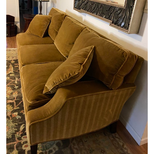 Trs Furniture Mohair Velvet Sofa Chairish