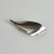 Beautiful leaf brooch with a highly polished finish in sterling silver, designed and made by the Danish goldsmith Hermann...