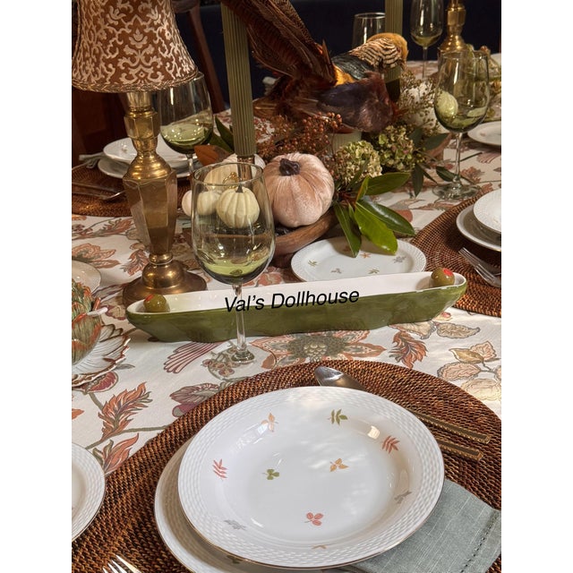 1970's Large Green Water Goblets - Set of 9 For Sale - Image 9 of 10