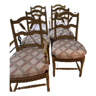 Early 20th Century McKenzie Childs Dining Chairs set of 6 For Sale