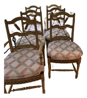 Early 20th Century McKenzie Childs Dining Chairs set of 6