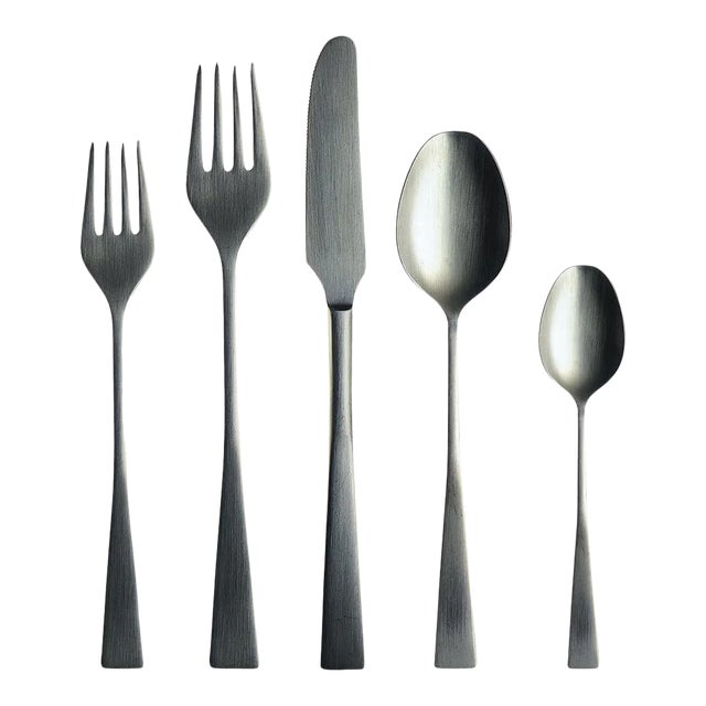 Mepra Italia Ice 5-Piece Flatware Set For Sale