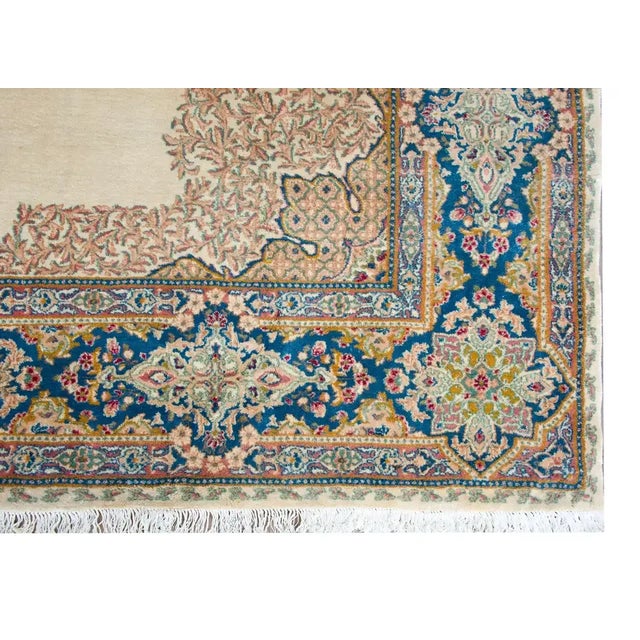 Early 20th Century Persian Kirman Rug For Sale - Image 9 of 12