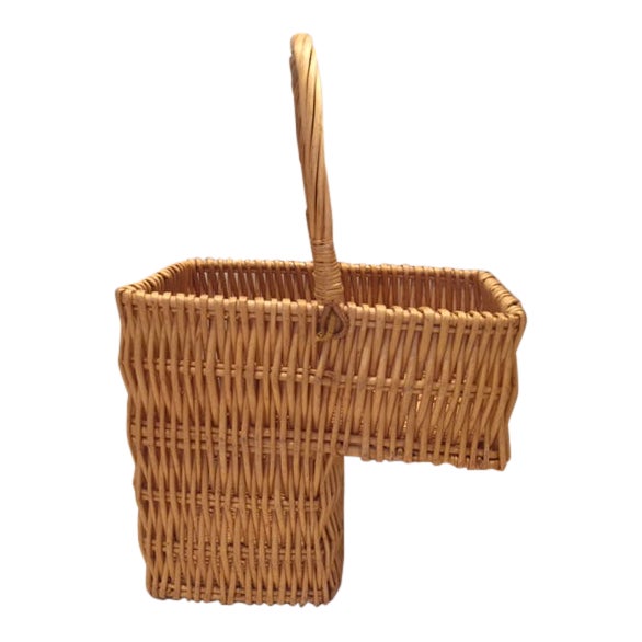 1990s Stair Step Carrier Basket Chairish