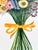 Original Watercolor Painting “Strawflower Bouquet” Framed For Sale - Image 4 of 11