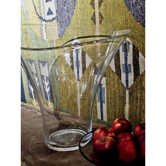 Large Decorative Glass Vase, 1990s For Sale - Image 12 of 15