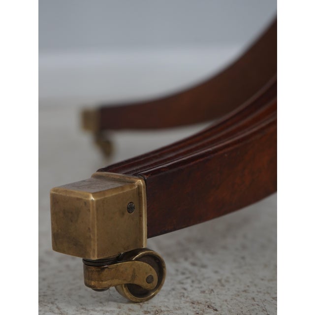 Elliptical Adjustable Height Breakfront Coffee Table For Sale - Image 9 of 14