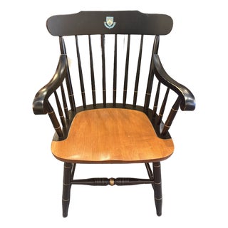 Mid-Century Columbia Wooden Two-Toned Armchair For Sale