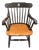 Mid-Century Columbia Wooden Two-Toned Armchair For Sale