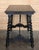 19th Spanish Side Table with Cared Turned Legs and Iron Stretcher For Sale - Image 12 of 18