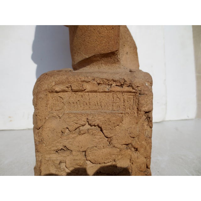 Unique Terra Cotta by Marcel Andre Bouraine Dated 1930 For Sale - Image 11 of 14
