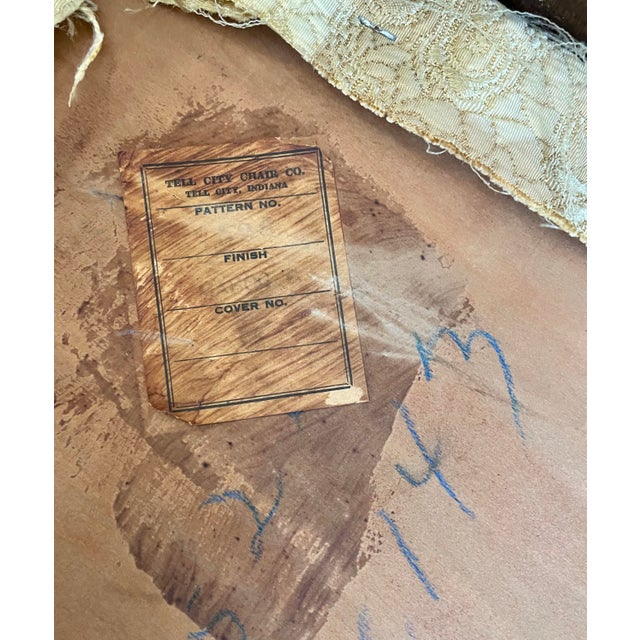 1940’s Tell City Chair Co. Mahogany Duncan Phyfe Rose Back Chair 4526