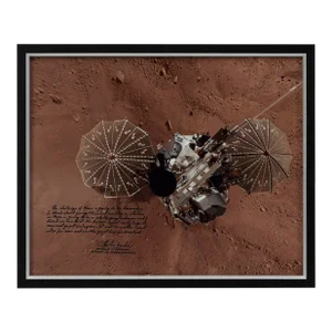 Charlie Duke Signed Photograph of the Phoenix Lander on Mars