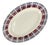 Art Deco Oval Platter from Badonviller, 1930s For Sale