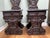 Traditional Pair of 19th-Century Italian Renaissance Revival Carved Walnut Sgabelli Chairs For Sale - Image 3 of 12