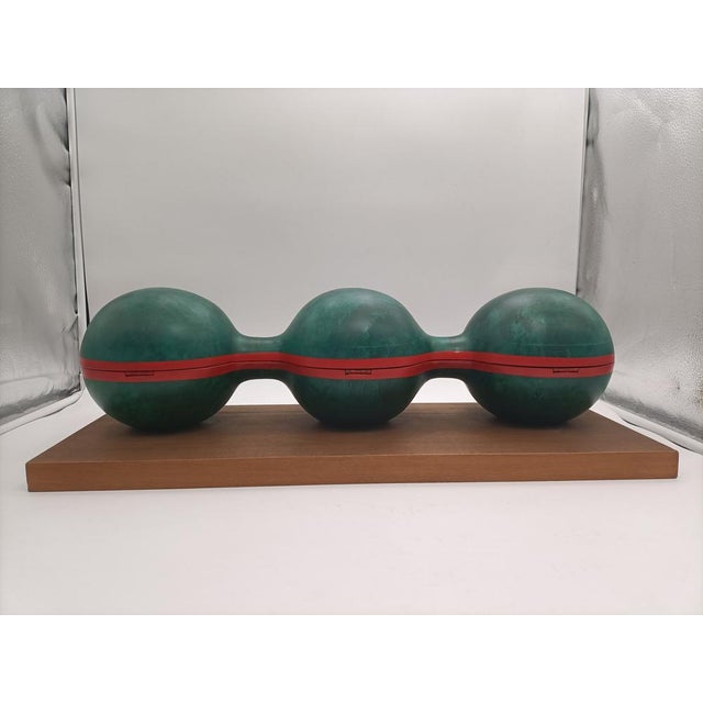 G. Levy, Alefbet Sculpture, 1980, Wood & Parchment For Sale - Image 10 of 14