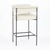 Mikra Leather Counter Stool For Sale - Image 4 of 9