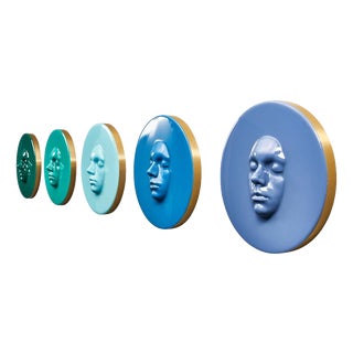 Out of Office Wall Sculptures by Corine Vanvoorbergen, Set of 5 For Sale