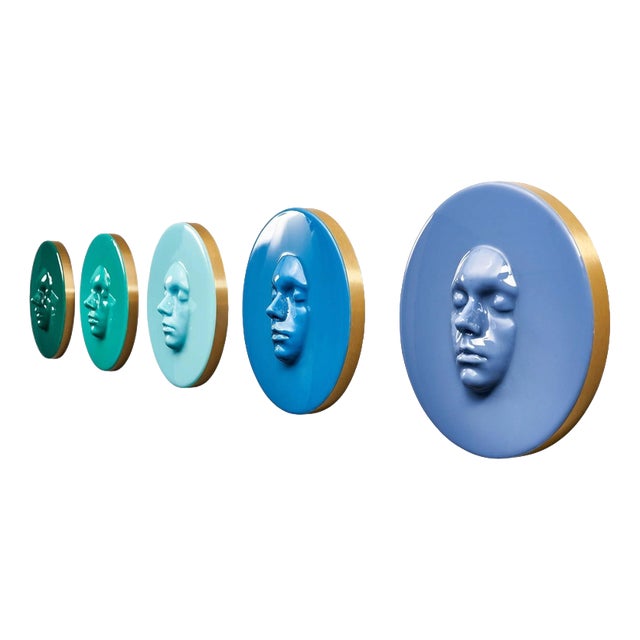 Out of Office Wall Sculptures by Corine Vanvoorbergen, Set of 5 For Sale