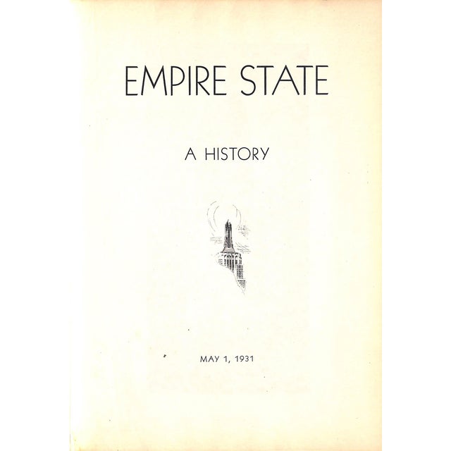 [47] pp. Empire State, Inc. 1931 12 1/4" x 8 3/4"