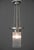 Vintage Nickel-Plated Ceiling Lamps with Glass Sticks, 1920, Set of 2 For Sale - Image 6 of 16