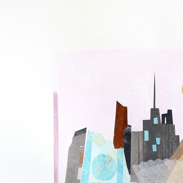 Moments of Los Angeles - Original Los Angeles Cityscape Acrylic Painting on Canvas by Maria C Bernhardsson For Sale - Image 4 of 6