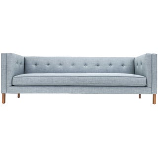 Clad Home Mid-Century Style Tufted Tuxedo Sofa For Sale