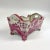 Late 20th Century Pink Chinoiserie Style Porcelain Tray For Sale - Image 4 of 9